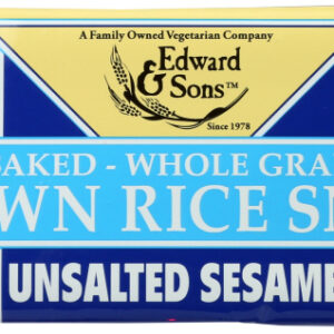 EDWARD & SONS: Ricesnap Sesame Unsalted, 3.5 oz