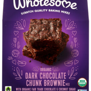 WHOLESOME: Mix Brownie Dk Choc Chunk, 14 oz