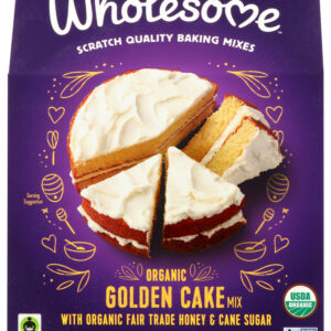 WHOLESOME: Mix Cake Golden, 16 oz