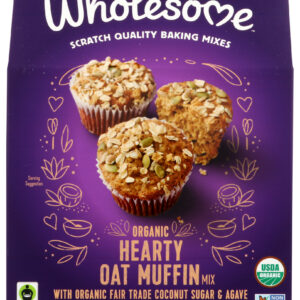 WHOLESOME: Mix Muffin Hearty Oat, 14 oz