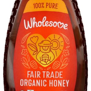 WHOLESOME: Fair Trade Organic Honey, 24 oz