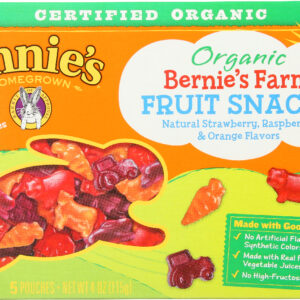 ANNIES HOMEGROWN: Fruit Snk Bernies Farm, 4 oz