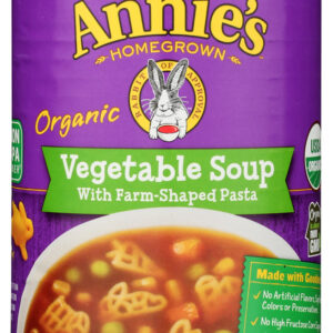 ANNIES HOMEGROWN: Soup Vegetable with Farm-Shaped Pasta, 14 oz