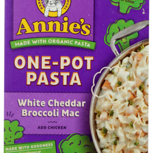 ANNIES HOMEGROWN: White Cheddar Broccoli Mac One Pot Pasta, 7.2 oz