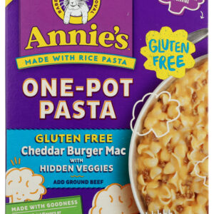 ANNIES HOMEGROWN: Pasta Cheddar Burger Mac, 6.5 oz