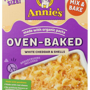 ANNIES HOMEGROWN: Oven Baked White Cheddar Mac and Cheese, 11.9 oz
