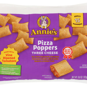 ANNIES HOMEGROWN: Pizza Poppers 3 Cheese 15 Count, 6.8 oz