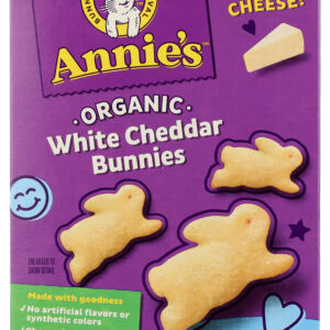 ANNIE'S HOMEGROWN: Organic White Cheddar Bunnies, 7.5 oz