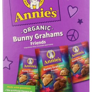 ANNIES HOMEGROWN: Organic Friends Bunny Grahams Baked Snacks 12 Pack, 12 oz