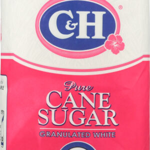C & H: Sugar Pure Cane Granulatd, 4 LB