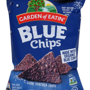 GARDEN OF EATIN: Chip Blue Trtla Org3, 1.5 oz