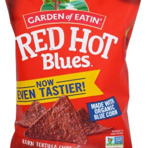 GARDEN OF EATIN: Chip Tortilla Red Hot, 10 oz