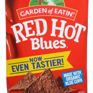 GARDEN OF EATIN: Red Hot Blues Tortilla Chips, 5.5 oz
