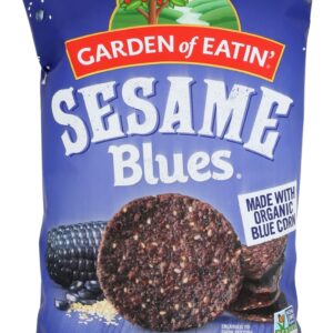 GARDEN OF EATIN: Sesame Blues Tortilla Chips, 5.5 oz