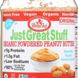 JUST GREAT STUFF: The Original Powdered Organic Peanut Butter, 6.35 oz
