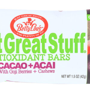 BETTY LOUS: Organic Cacao Acai Bar, 1.5 oz
