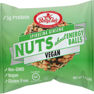 BETTY LOUS: Spirulina Ginseng Energy Balls, 1.4 oz