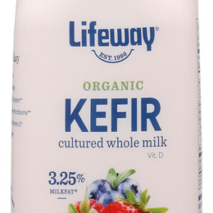 LIFEWAY: Organic Whole Milk Wildberries Kefir, 32 Oz
