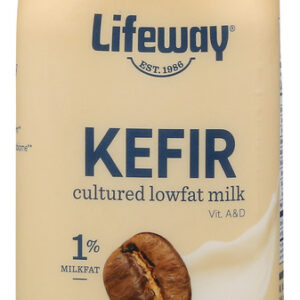 LIFEWAY: Lowfat Kefir Cultured Milk Smoothie Cappuccino, 32 Oz