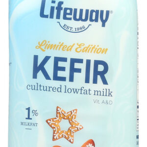 LIFEWAY: Holiday Cookies Lowfat Kefir, 32 oz