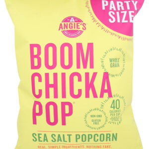 ANGIES: Boomchickapop Sea Salt Popcorn Party Size, 6.7 oz