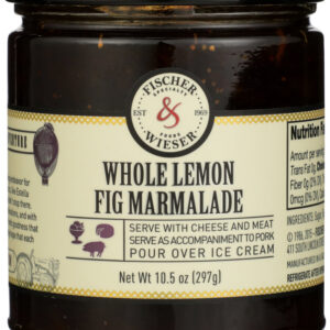 FISCHER & WIESER: Whole Lemon Fig Marmalade, 10.9 oz