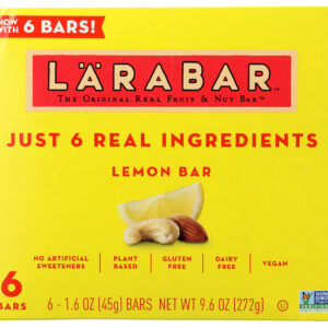LARABAR: Bar Lemon 6 Bars, 9.6 oz