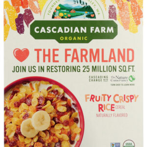 CASCADIAN FARM: Fruity Crispy Rice Cereal, 11.5 oz