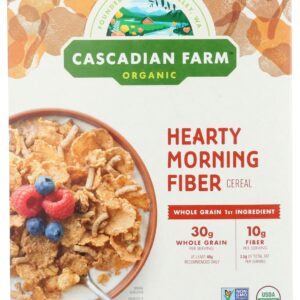 CASCADIAN FARM: Hearty Morning Fiber Cereal, 14.6 oz