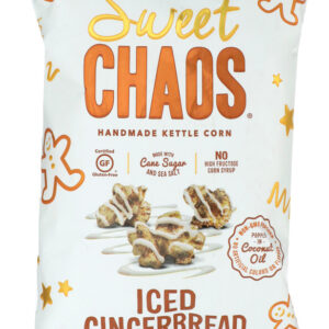 SWEET CHAOS: Iced Gingerbread Drizzled Popcorn, 5.5 oz