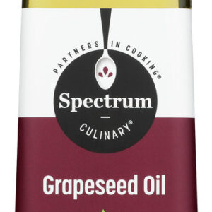 SPECTRUM NATURALS: Refined Grapeseed Oil, 16 oz