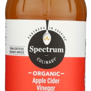 SPECTRUM NATURALS: Vinegar Apple Cider Unfiltered, 16 oz
