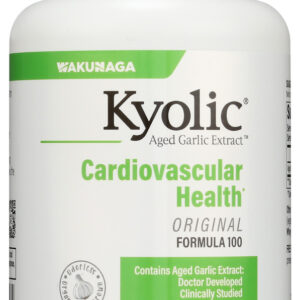 KYOLIC: Formula 100 Cardiovascular Aged Garlic Extract Original Formula, 300 Capsules
