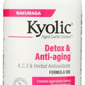 KYOLIC: Aged Garlic Extract Detox and Anti-Aging Formula 105, 200 Capsules