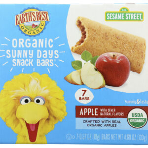 EARTH'S BEST: Organic Sunny Days Snack Bars Apple, 5.3 oz