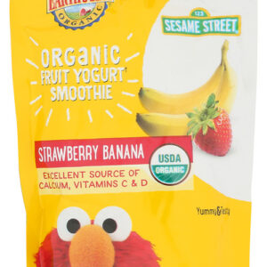 EARTH'S BEST: Organic Fruit Yogurt Smoothie Strawberry Banana, 4.2 oz