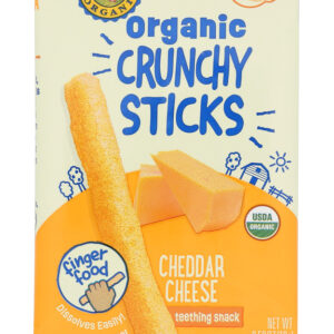 EARTH'S BEST: Sticks Chs Cheddar Crnch, 0.56 oz