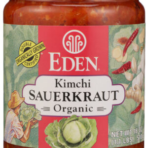 EDEN FOODS: Sauerkraut - Kimchi Organic, 18 OZ