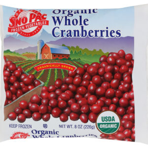 SNO PAC FOODS: Organic Whole Cranberries, 8 oz