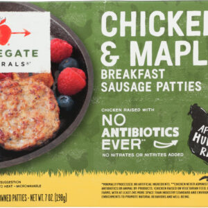 APPLEGATE: Chicken & Maple Breakfast Sausage Patties, 7 oz