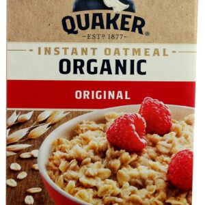 QUAKER: Organic Instant Oatmeal Original, 7.9 oz