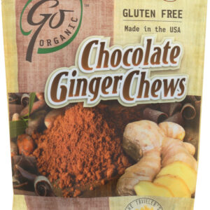 GO ORGANIC: Chocolate Ginger Chews, 3.5 oz