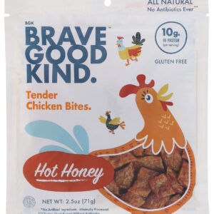 BRAVE GOOD KIND: Chicken Bites Hot Honey, 2.5 oz