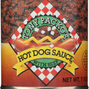 TONY PACKOS: Hot Dog Chili Sauce, 7.5 oz