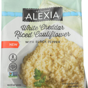 ALEXIA: White Cheddar Riced Cauliflower, 12 oz