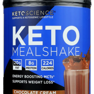KETO SCIENCE: Keto Meal Shake Chocolate Cream, 20.7 oz