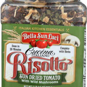 BELLA SUN LUCI: Risotto Sun Dried Tomato Wild Mushroom, 23 oz