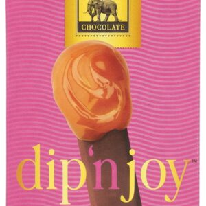 ENDANGERED SPECIES: Dip N Joy Dark Chocolate Batons And Salted Caramel, 1.75 oz