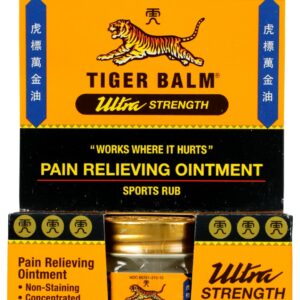 TIGER BALM: Ultra Strength Pain Relieving Ointment, 0.63 oz