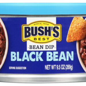 BUSHS BEST: Dip Bean Black Beans, 9.5 oz